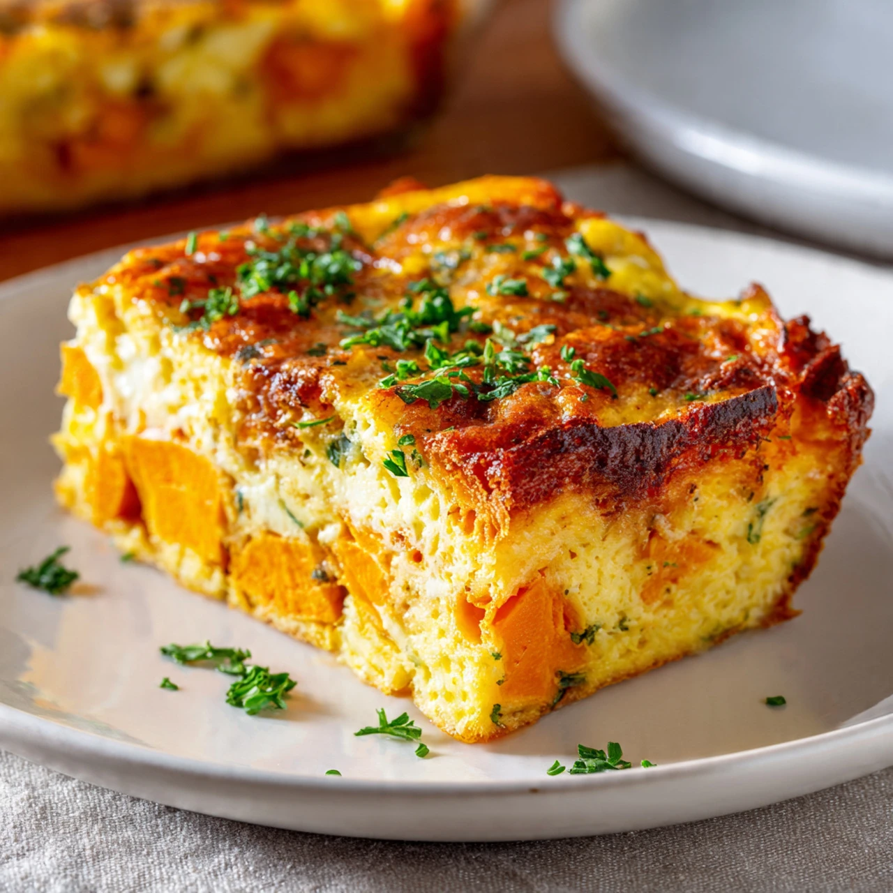 Protein-Packed Sweet Potato Egg Casserole Proteinpacked Sweet Potato Egg Casserole