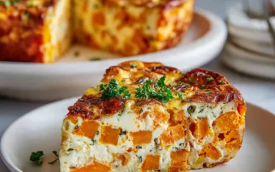 Protein-Packed Sweet Potato Egg Casserole