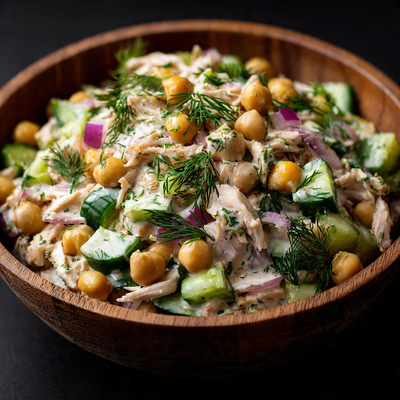 Protein-Packed Tuna Garbanzo Bean Salad