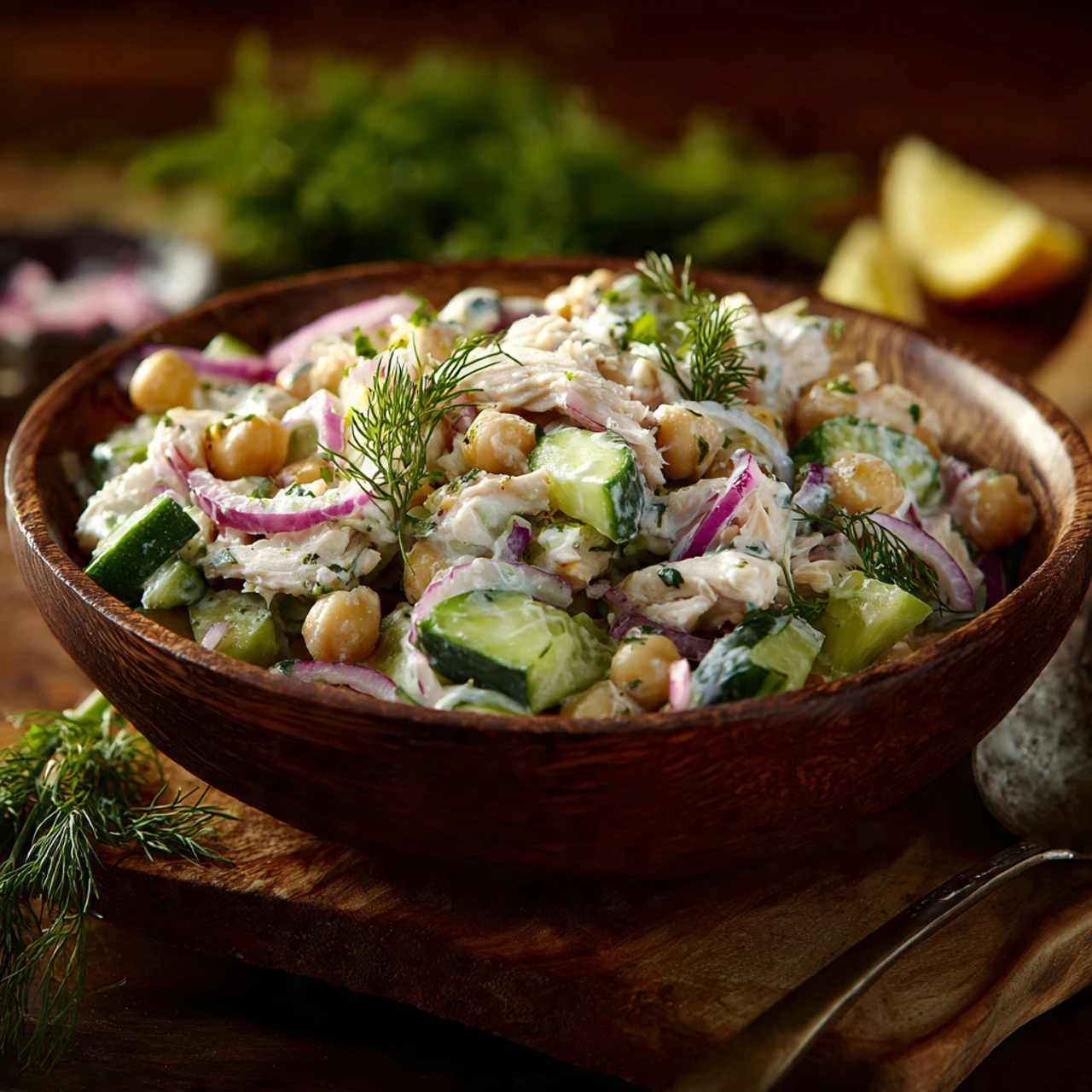 Protein-Packed Tuna Garbanzo Bean Salad Proteinpacked Tuna Garbanzo Bean Salad