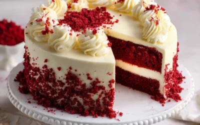 Red Velvet Cheesecake Cake