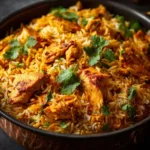 Rich Butter Chicken Biryani Rich Butter Chicken Biryani