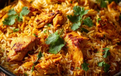 Rich Butter Chicken Biryani
