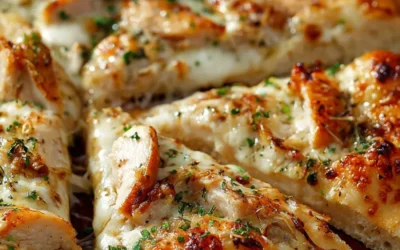 Roasted Garlic White Chicken Pizza (Restaurant-Quality at Home!)