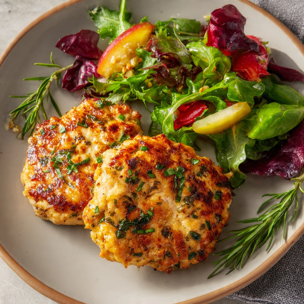 Rosemary Lemon Chicken Patties Rosemary Lemon Chicken Patties Fresh Flavorful Twist