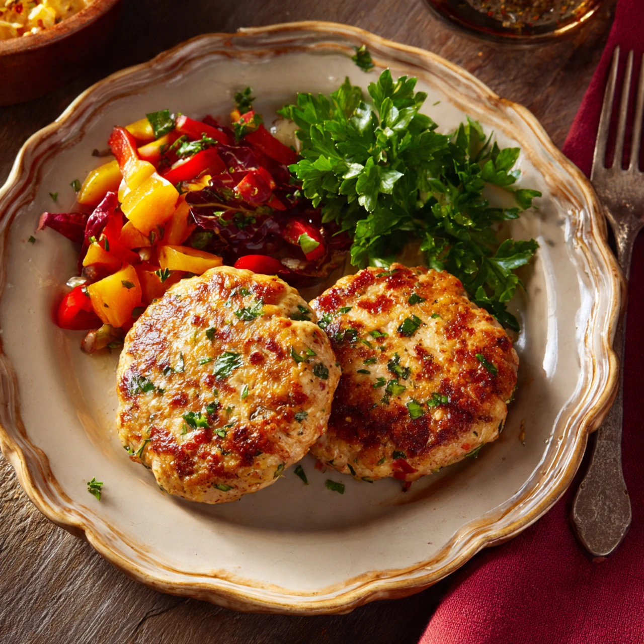 Rosemary Lemon Chicken Patties Rosemary Lemon Chicken Patties Fresh Flavorful Twist