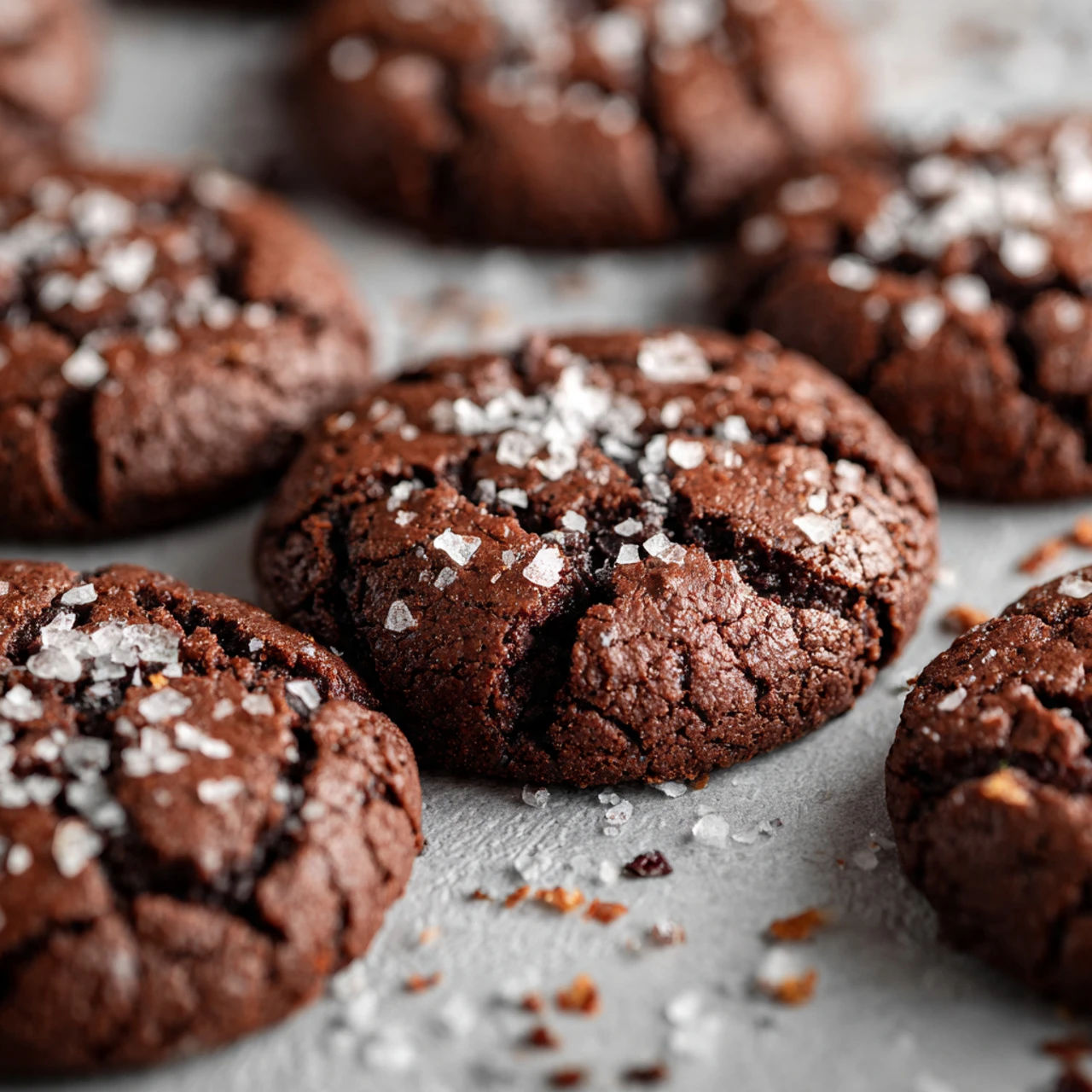 Salted Brownie Cookies