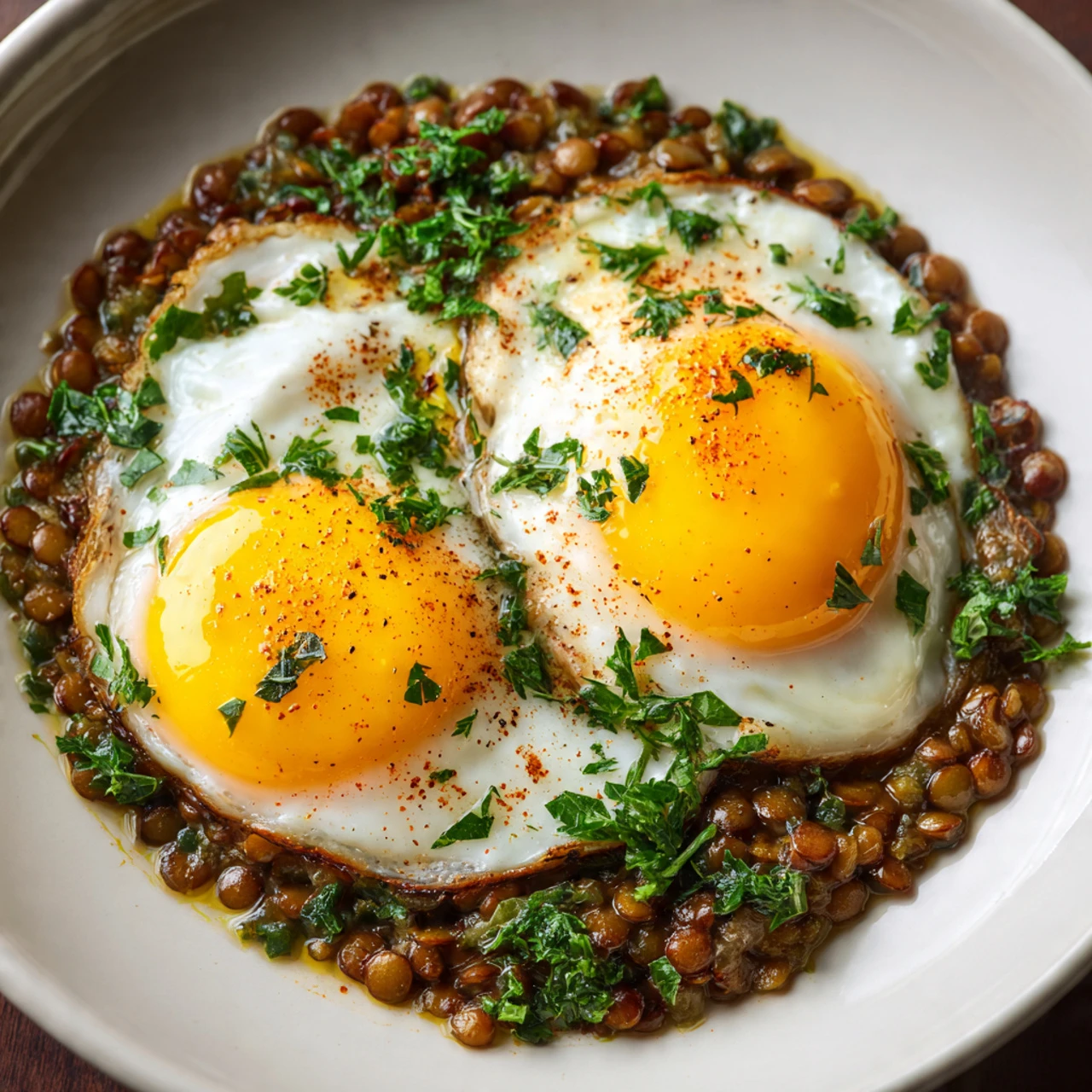 Savory Lentil Breakfast Bowl