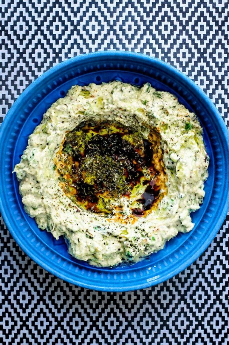 Palestinian Zucchini Dip – A Creamy, Nutty Middle Eastern Dip You’ll Love