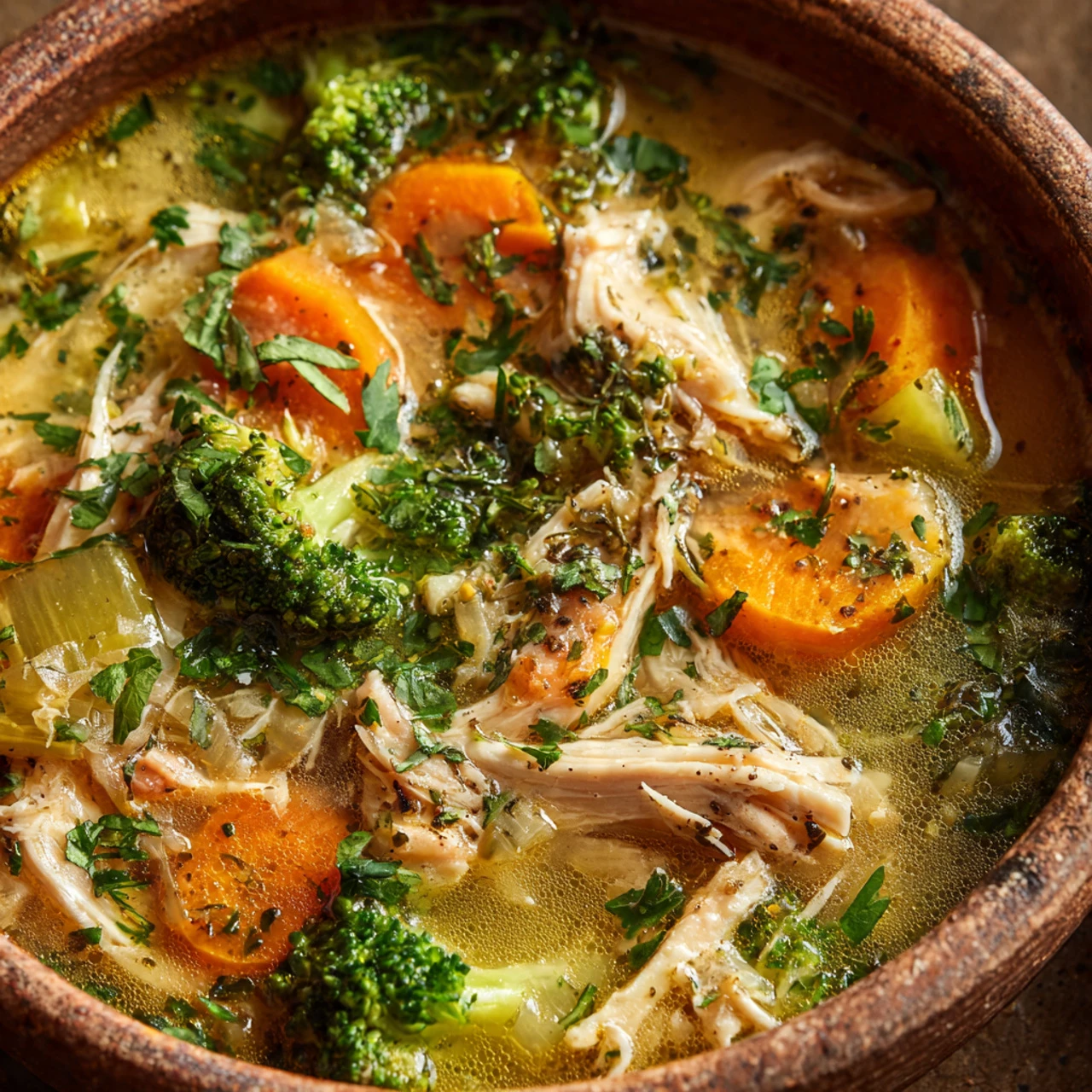 Slow Cooker Broccoli Chicken Soup Slow Cooker Broccoli Chicken Soup