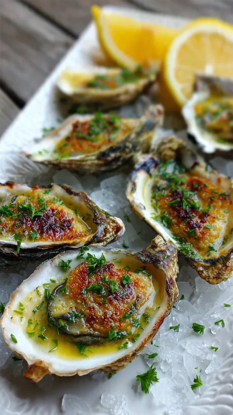 Smoky Lemon Garlic Grilled Oysters (Backyard BBQ Elegance!)