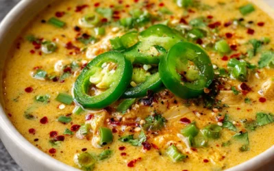 Spicy Jalapeño Popper Chicken Soup