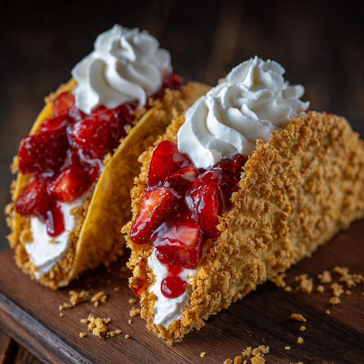 Strawberry Crunch Cheesecake Tacos Delicious Strawberry Crunch Cheesecake Tacos Recipe Sweet