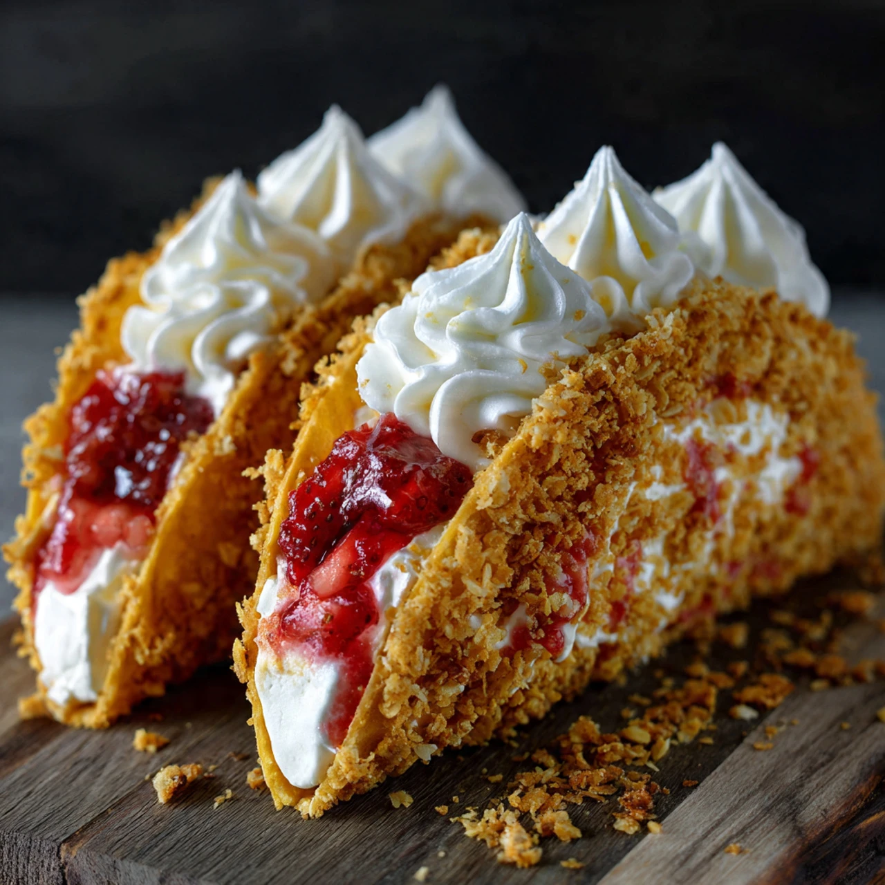 Delicious Strawberry Crunch Cheesecake Tacos Recipe for a Sweet and Crunchy Treat