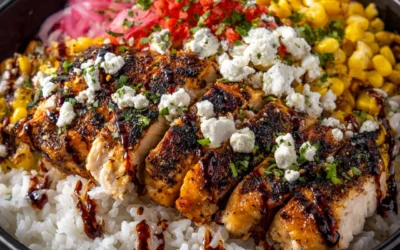 Street Corn Chicken Rice Bowl Recipe