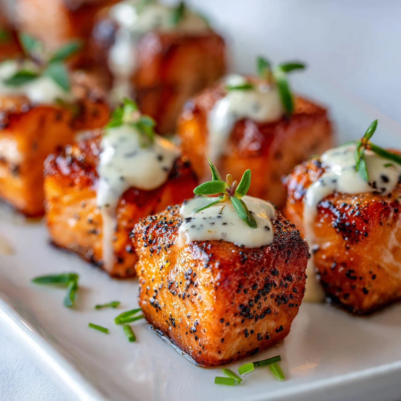 Sweet And Spicy Crispy Salmon Nuggets Sweet Spicy Crispy Salmon Nuggets