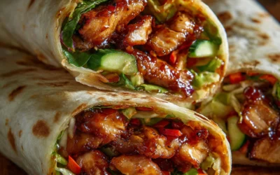 Sweet Chili Chicken Wraps