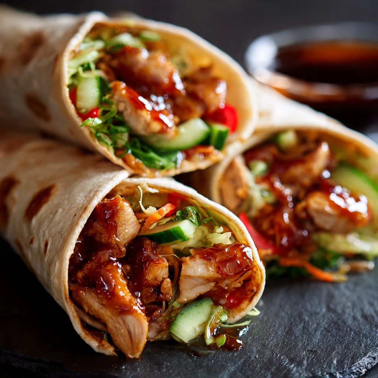 Sweet Chili Chicken Wraps Sweet Chili Chicken Wraps