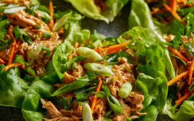 Thai Chicken Lettuce Wraps