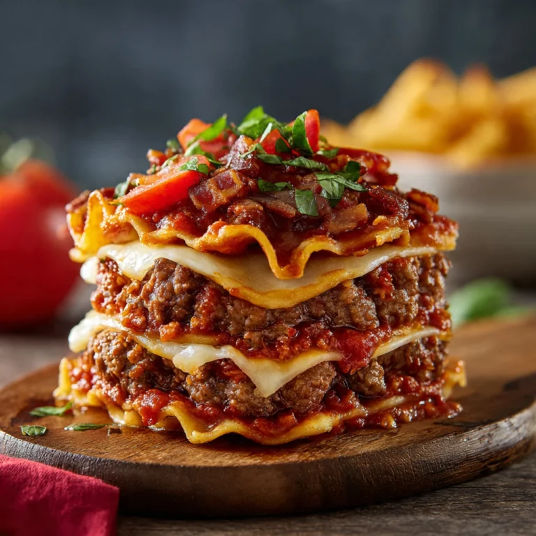 The Bacon Lasagna Burger Bacon Lasagna Burger