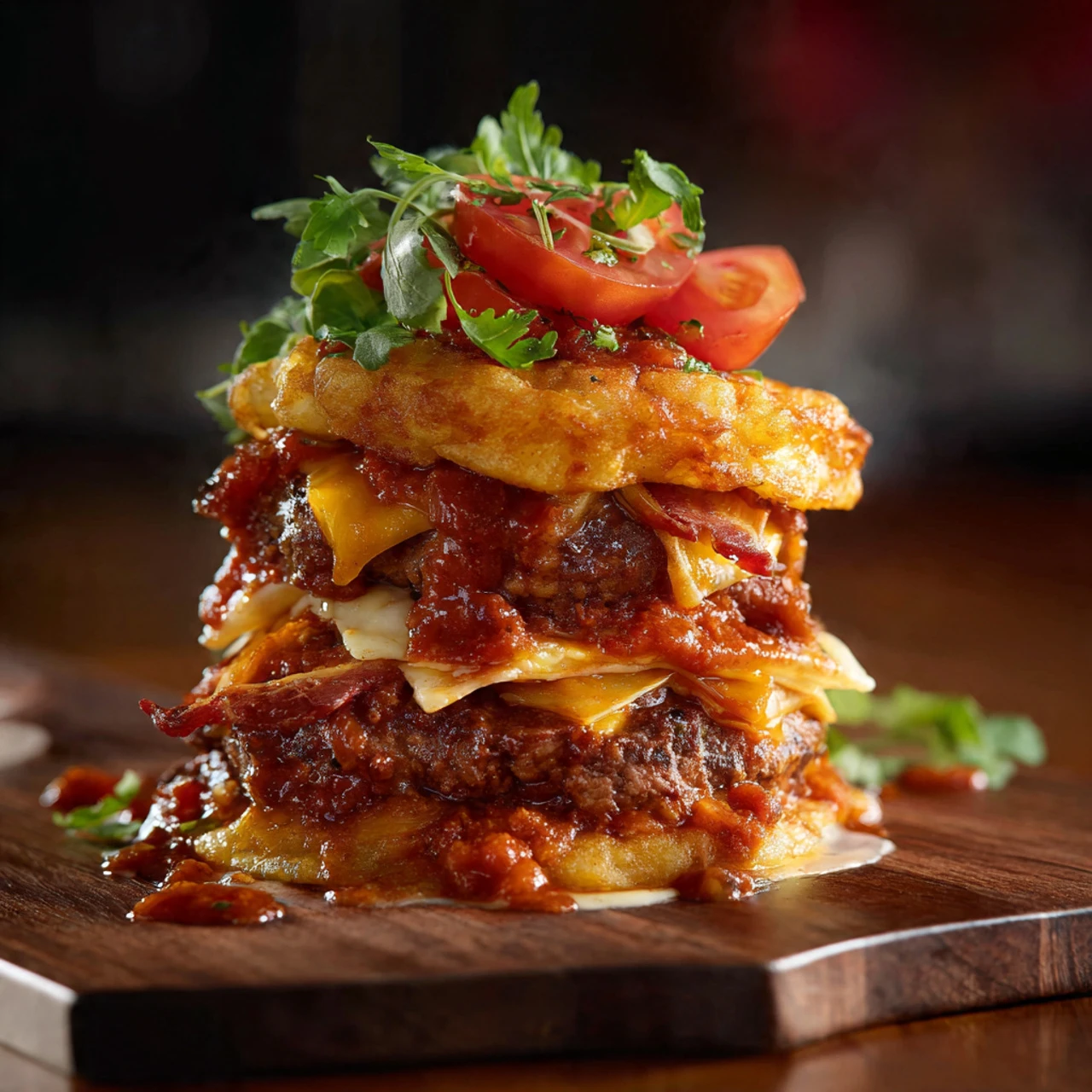 The Bacon Lasagna Burger Bacon Lasagna Burger