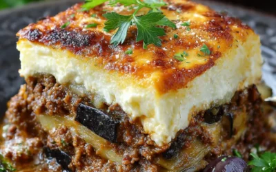 The Best Greek Moussaka Recipe (Layers of Mediterranean Heaven!)