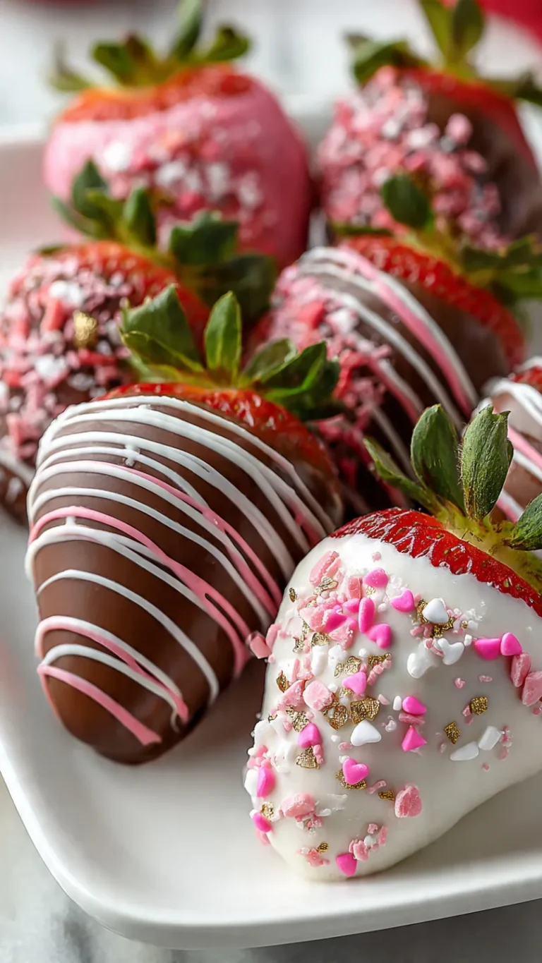 Valentine’s Day Chocolate Covered Strawberries (Decadent & Easy!)
