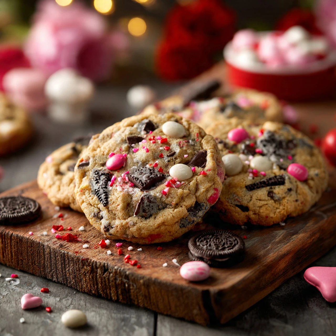 Valentine's Day Oreo M&m's Cookies Valentines Day Oreo Mms Cookies