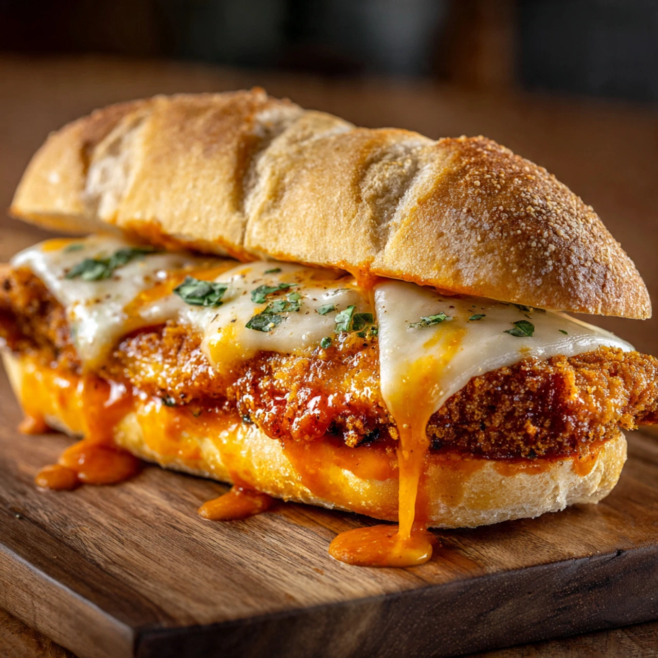 Vodka Sauce Chicken Parmesan Sandwich Vodka Sauce Chicken Parmesan Sandwich