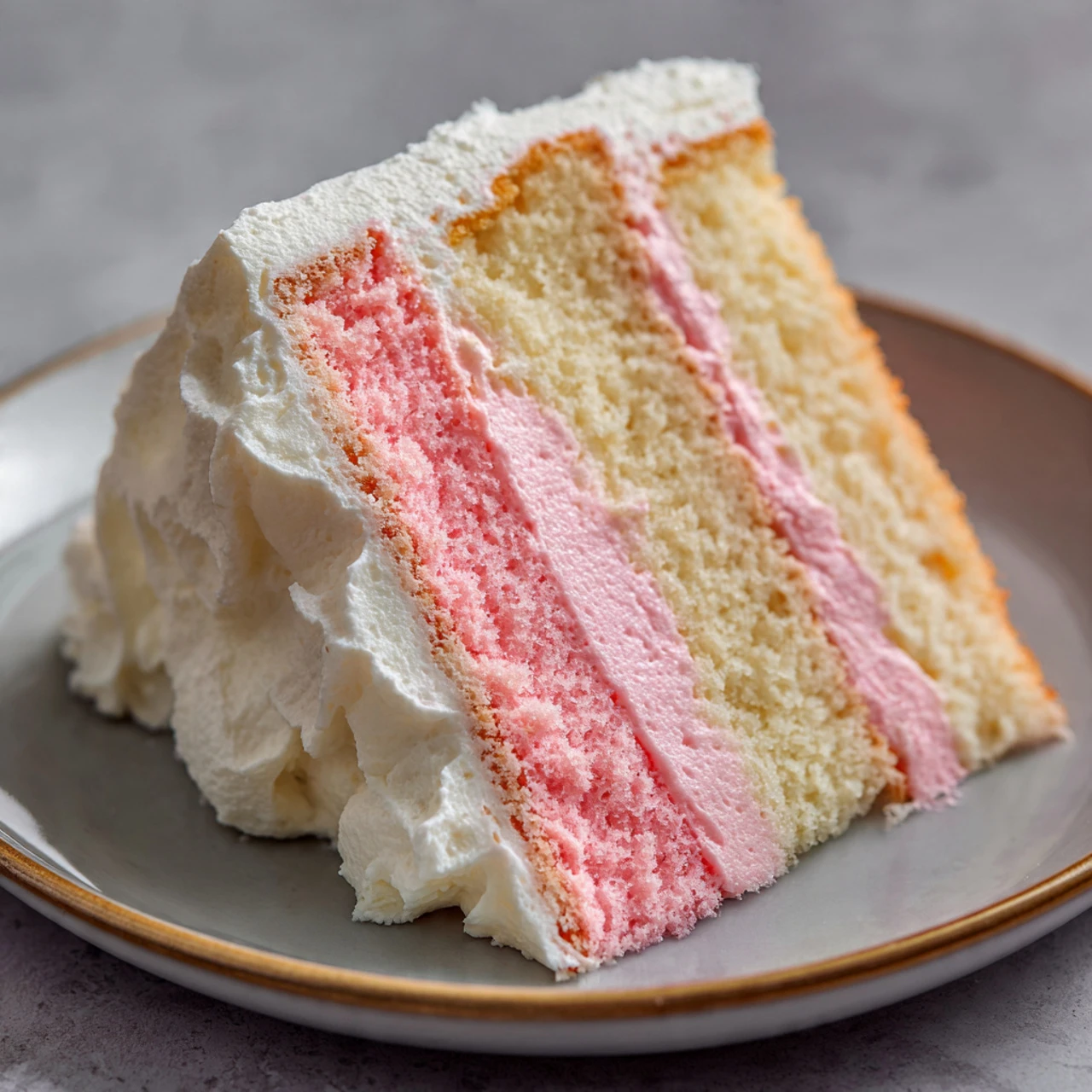 White Almond Cake With Whipped Buttercream Frosting White Almond Cake Whipped Buttercream Frosting