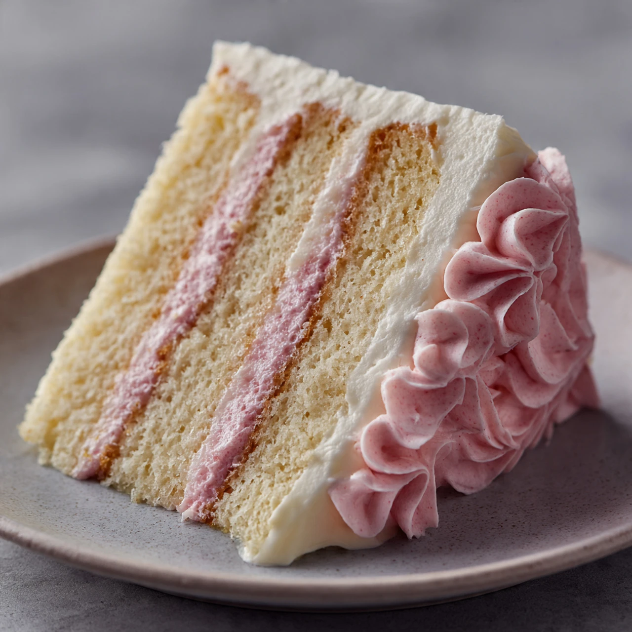 White Almond Cake With Whipped Buttercream Frosting White Almond Cake Whipped Buttercream Frosting