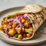 Zesty Chickpea Cauliflower Wrap With Lime Zesty Chickpea Cauliflower Wrap Lime