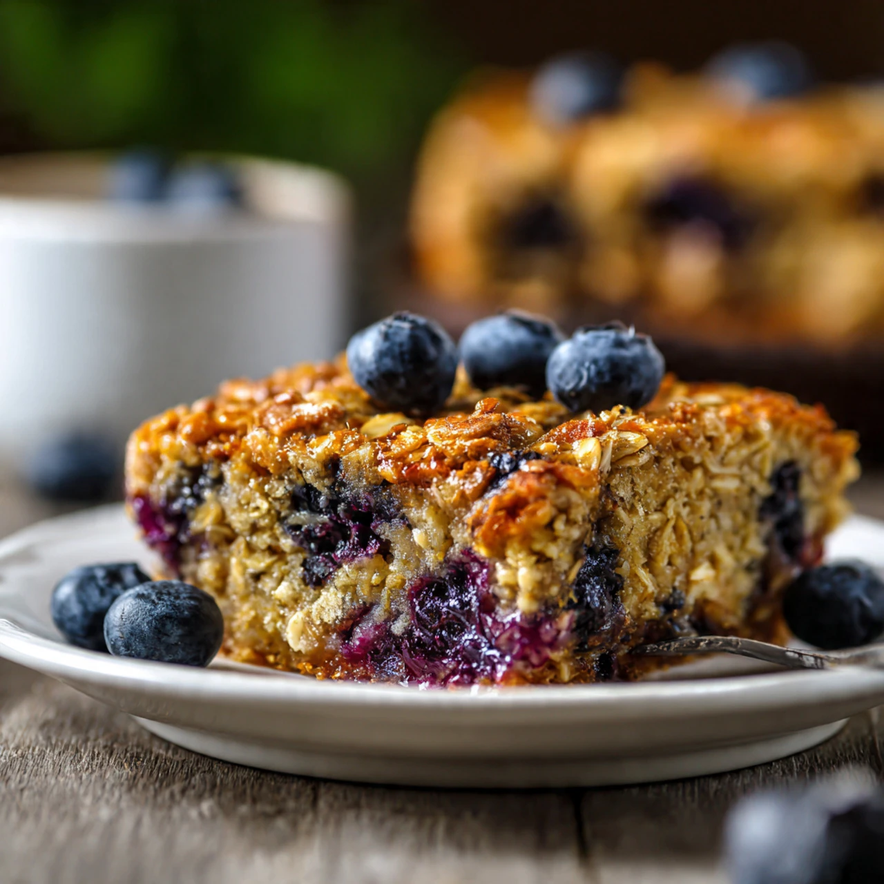Zucchini Blueberry Baked Oatmeal Zucchini Blueberry Baked Oatmeal