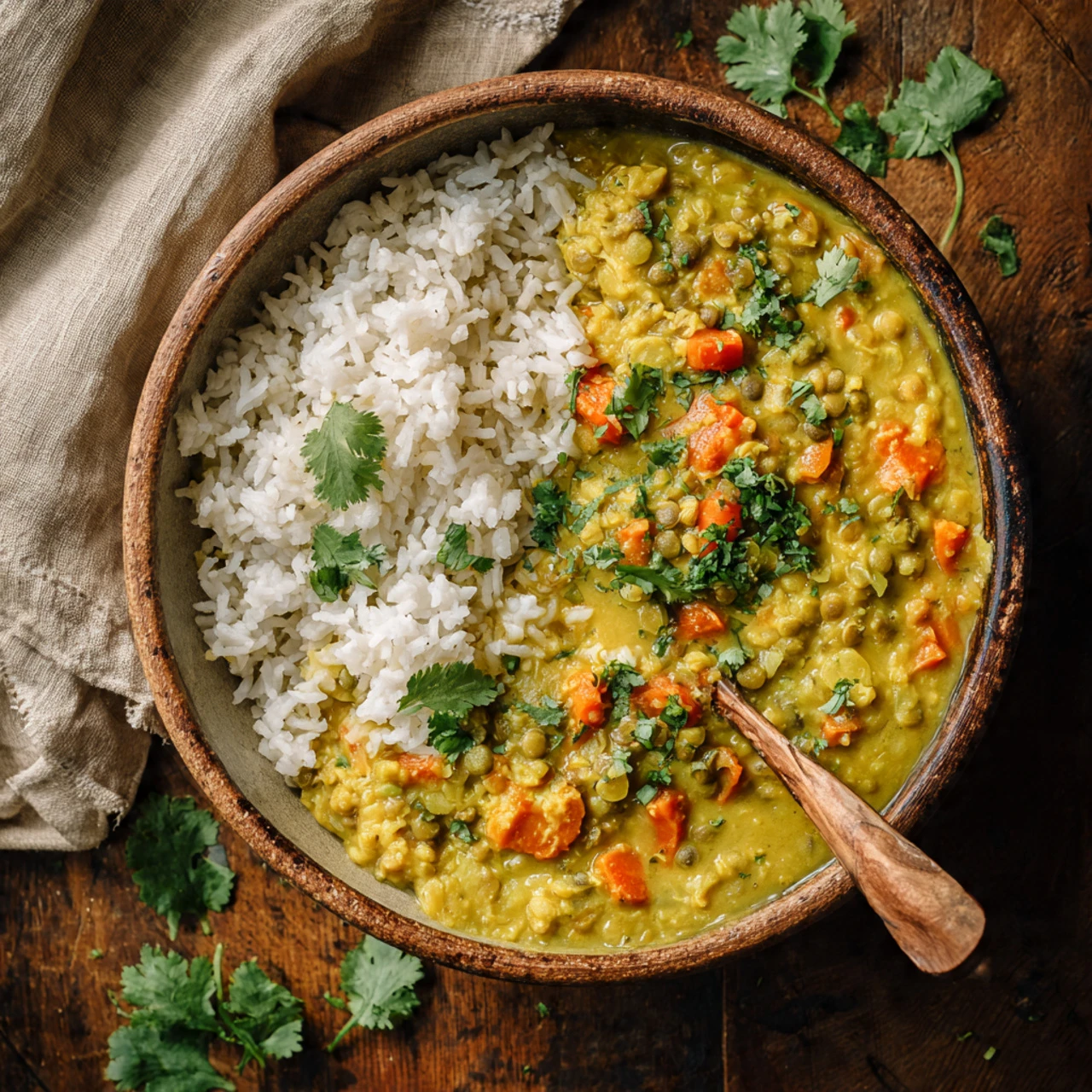 1-POT GREEN LENTIL DAL 1pot Green Lentil Dal