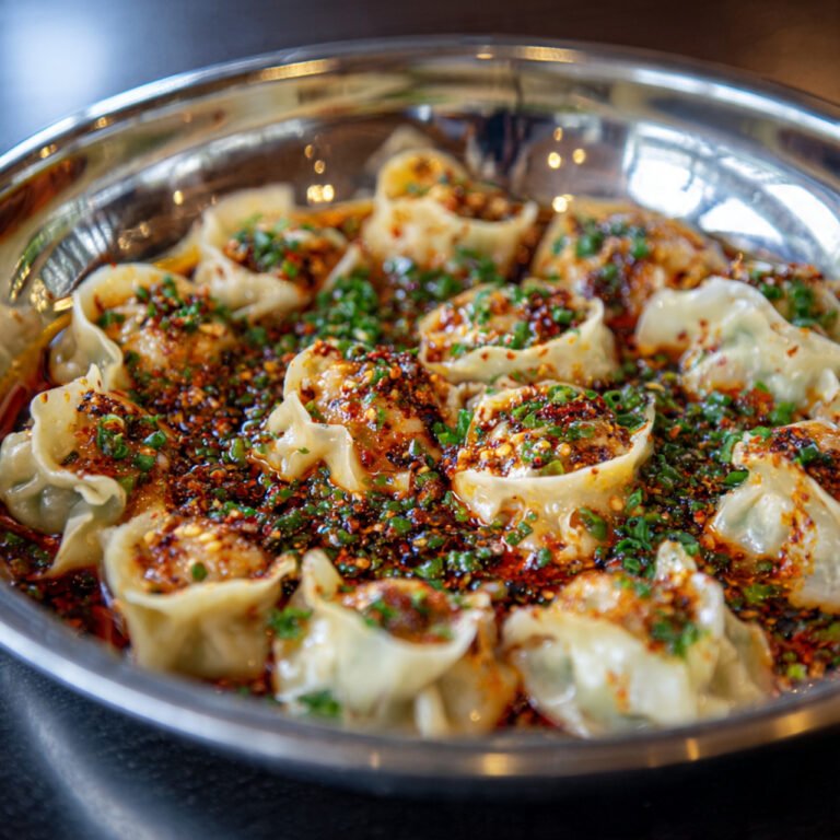 Lazy Vegan Dumplings with Chili Crisp (10-Minute Comfort Bite)