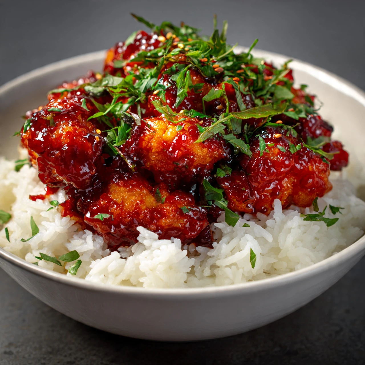Air-Fried Korean Chili Cauliflower (Vegan) Airfried Korean Chili Cauliflower Vegan