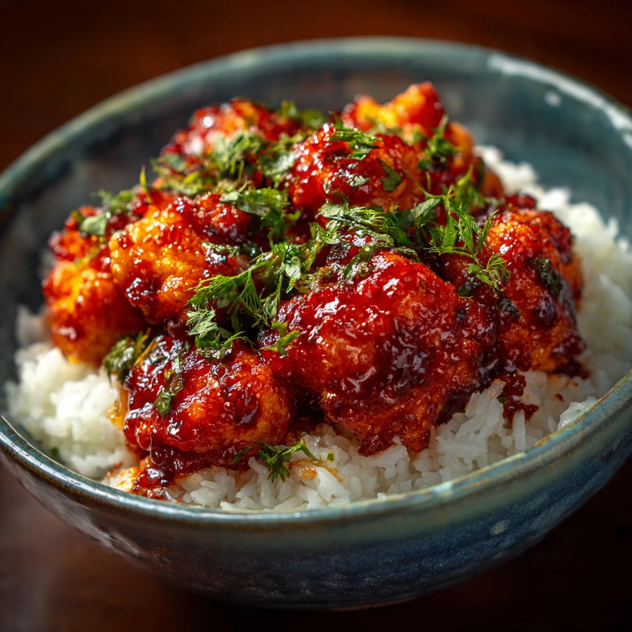 Air-Fried Korean Chili Cauliflower (Vegan) Airfried Korean Chili Cauliflower Vegan