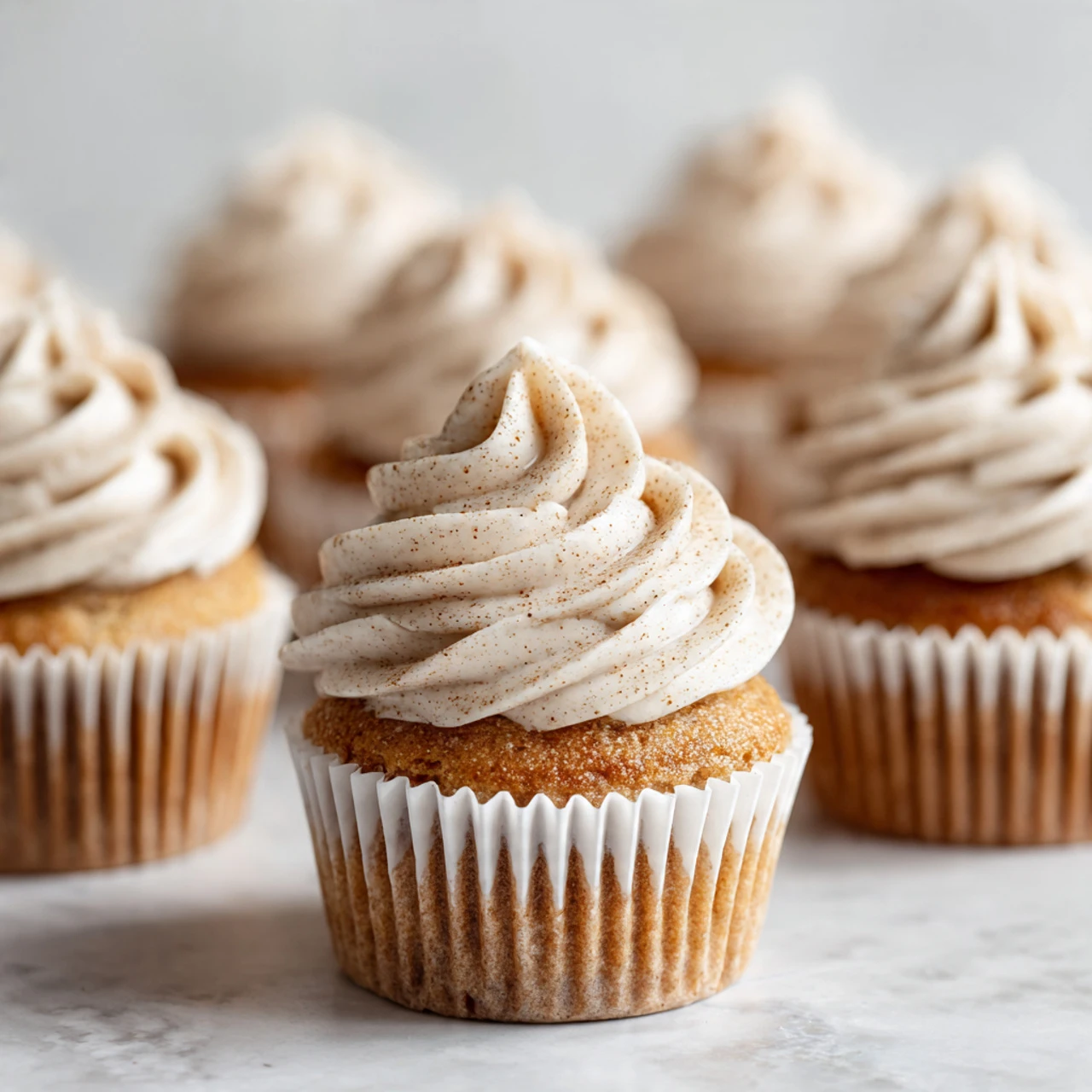 Banana Cupcakes With Cinnamon Buttercream