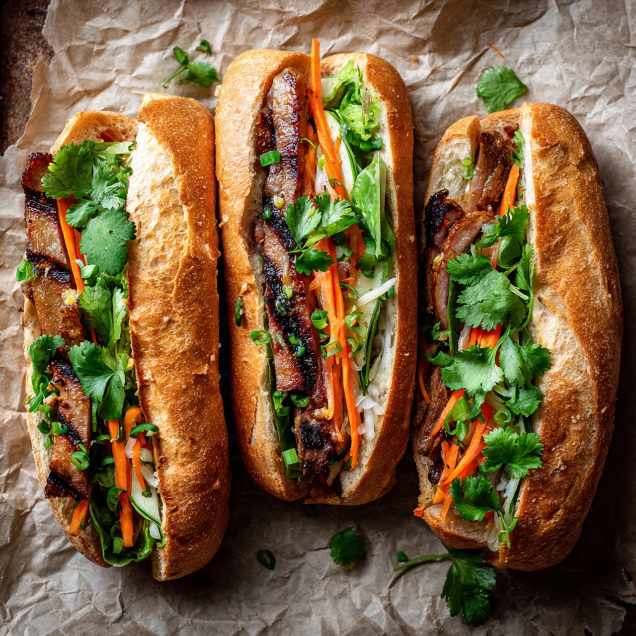 Banh Mi Sandwiches Banh Sandwiches