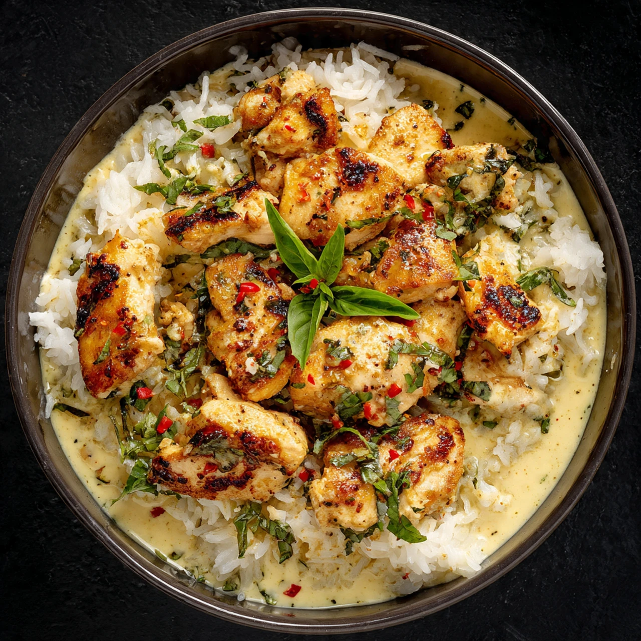 Basil Chicken In Coconut Curry Sauce Basil Chicken Coconut Curry Sauce