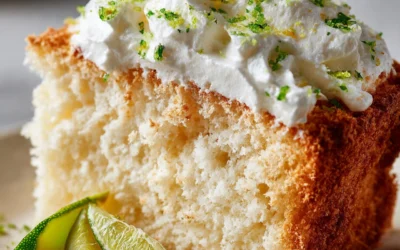 Best Key Lime Angel Food Cake