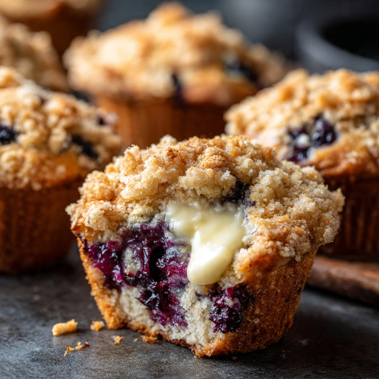 Blueberry Cream Cheese Muffins Recipe