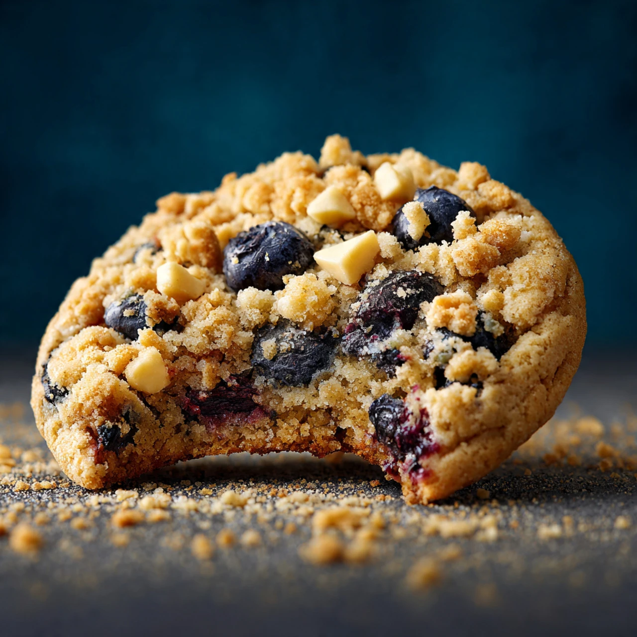 Blueberry Muffin Cookies -Crumbl Copycat Blueberry Muffin Cookies Crumbl Copycat
