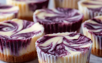 Blueberry Swirl Yogurt Bites