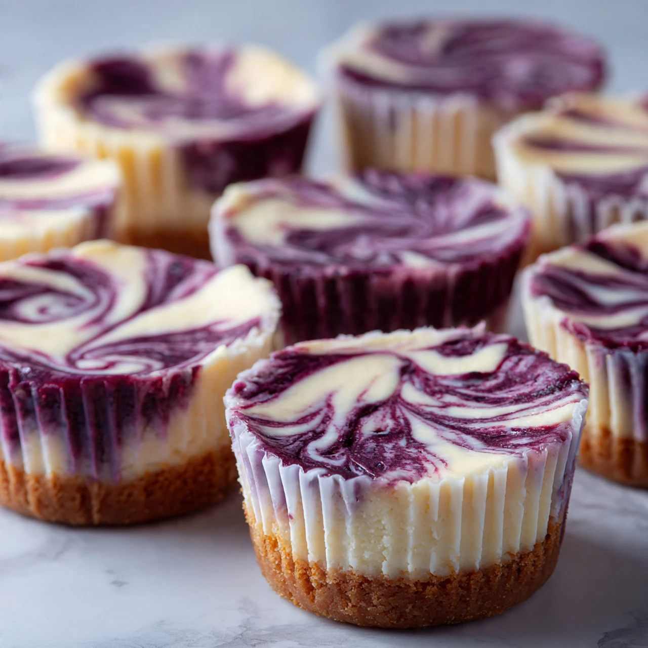 Blueberry Swirl Yogurt Bites