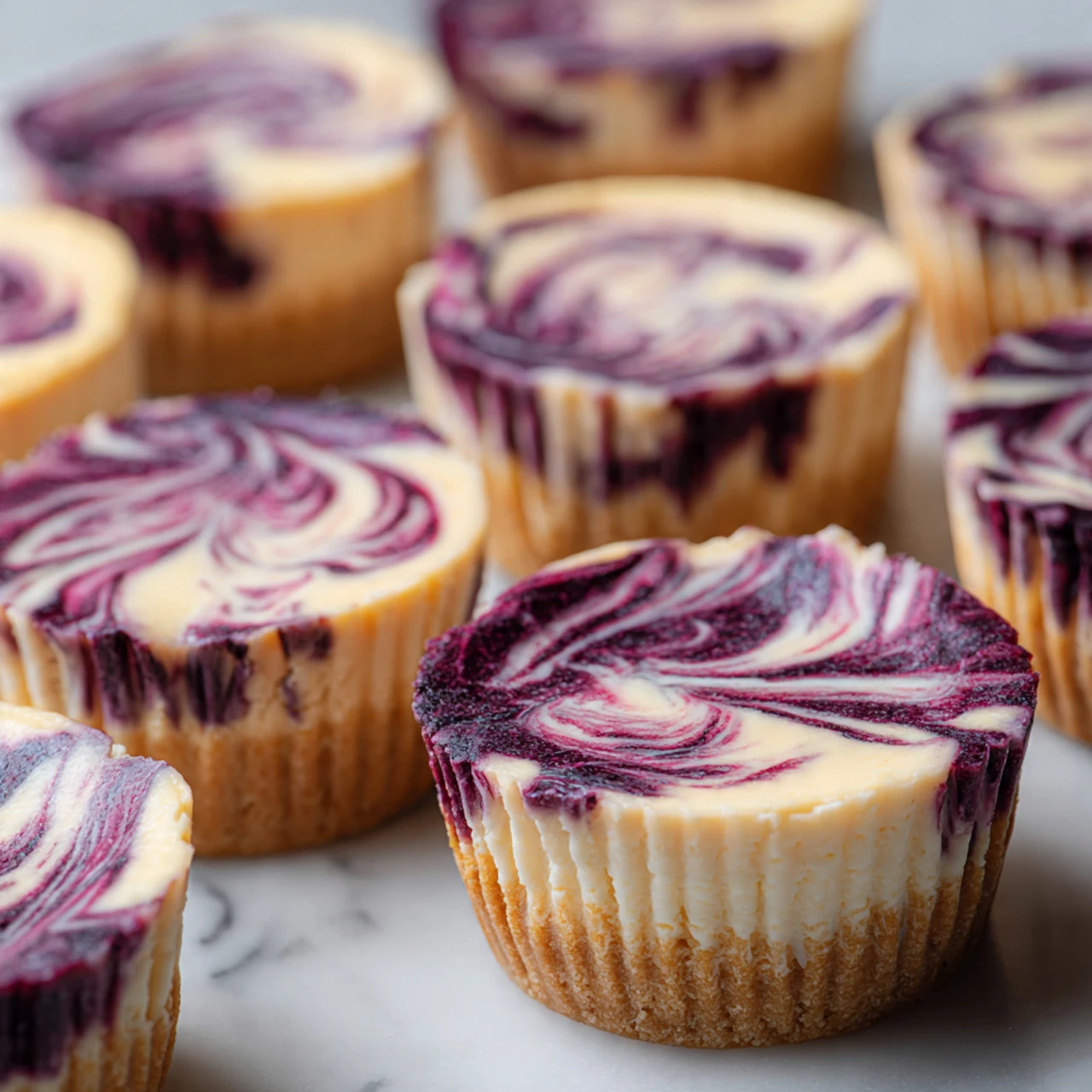 Blueberry Swirl Yogurt Bites Blueberry Swirl Yogurt Bites