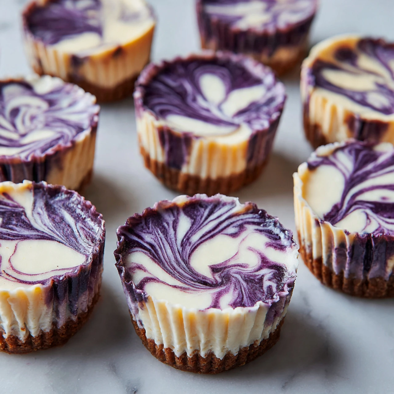 Blueberry Swirl Yogurt Bites Blueberry Swirl Yogurt Bites