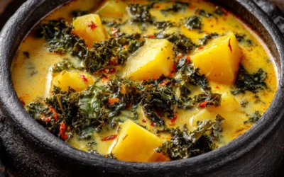 Butternut Squash Kale and White Bean Soup