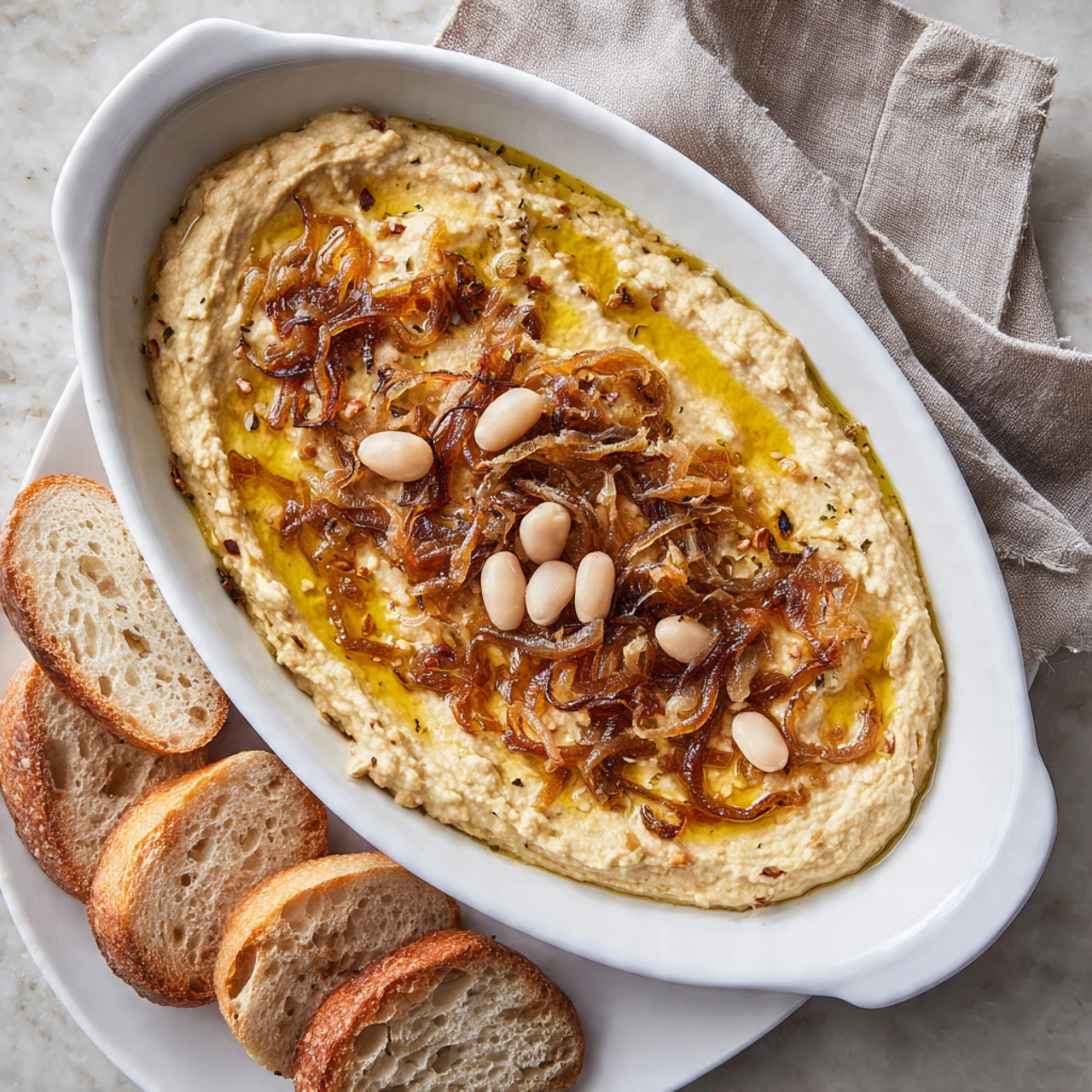 Caramelized Onion White Bean Dip Caramelized Onion White Bean Dip