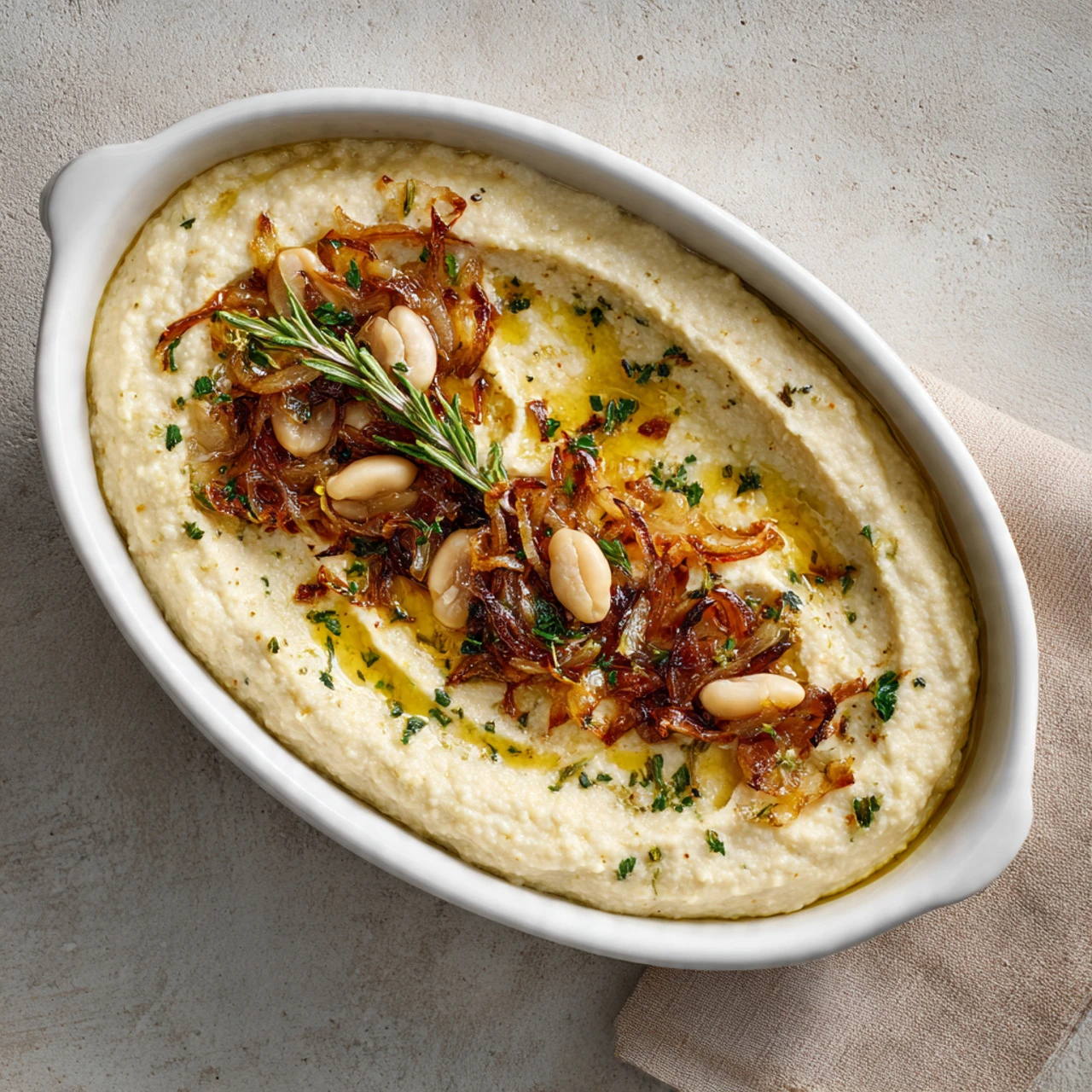 Caramelized Onion White Bean Dip Caramelized Onion White Bean Dip